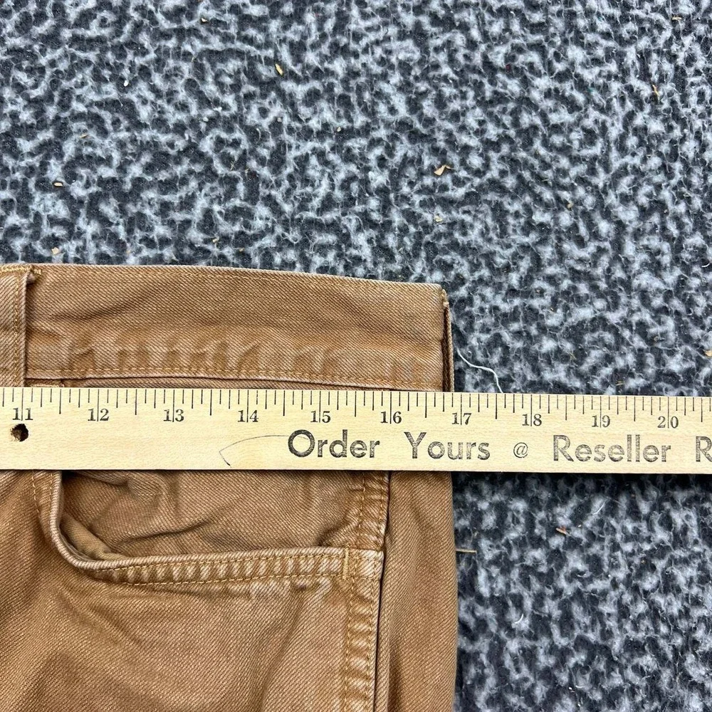 J.Crew 484 Slim Fit Pants Mens 32x32 Brown Cotton Chino Trousers Pockets